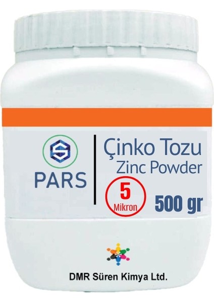 Çinko Tozu 5 Mikron 500 gr