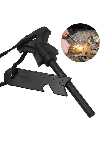 8mm 8.5cm Magnezyum Ateş Başlatıcı Bar - %100 Katkısız Alüminyum Içermez Fire Starter