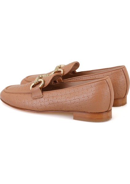 Kahve Kadın Toka Aksesuarlı Loafer fırsatları