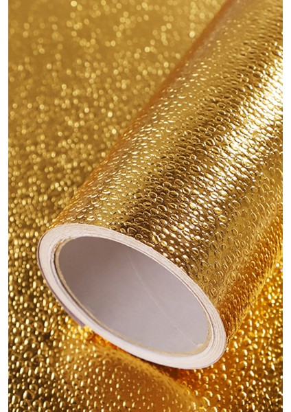 Yapışkanlı Gold Mutfak Tezgah Folyosu, Su Geçirmez, Şık Kaplama, 1m x 40CM indirimleri