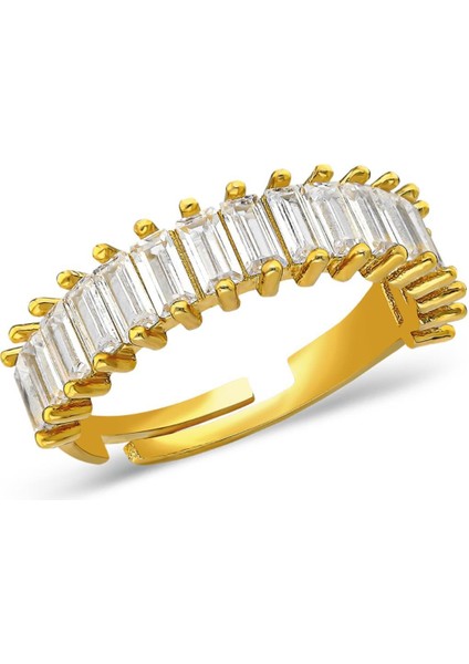 Ince Baget Taşlı Yüzük