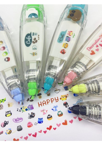 Kedi Süsleme Bandı/Tipeks/Tipex/Şerit Daksil/Düzeltme Bandı/Şerit Düzeltici fiyatları