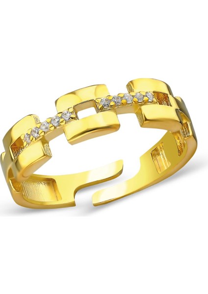 Zirkon Zincir Modeli Yüzük