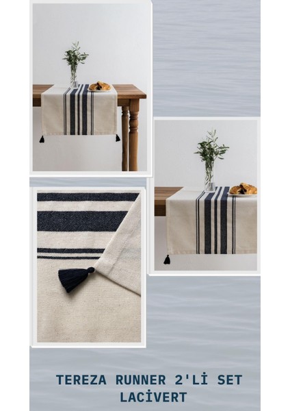 Tereza Runner 2'li Set Lacivert