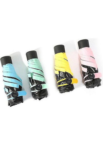 Yaratıcı Mini Cep Şemsiye Temizle Erkekler Şemsiye (Sarı) (Yurt Dışından) fiyatları