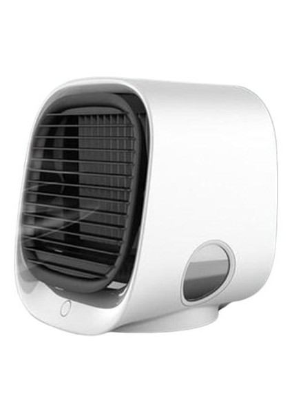 USB Mini Hava Soğutucu Fan Hava Soğutma Klima Gece Işık Taşınabilir Nemlendirme Masaüstü Hava Soğutucu Çok Işlevli Yaz | Fanlar (Beyaz) (Yurt Dışından)