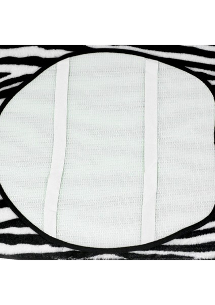 3 Adet / Takım Flanel Zebra Desensiz Kaymaz Banyo Mat Setleri Banyo Halı Kontur Paspaslar Tuvalet Kapağı Kapak Ev Banyo Dekor | Mat Mat | Mat Rugdecorative Banyo Halı (45 * 75 Cm) (Yurt Dışından)