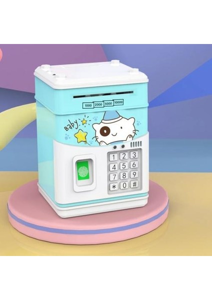 Kodlu Çocuk Para Bankası, Elektronik Para Bankaları Çocuklar Için Para Kutusu, Çocuklar Güvenli Bank (13.5 * 12.3 * 20.5 Cm) (Yurt Dışından)
