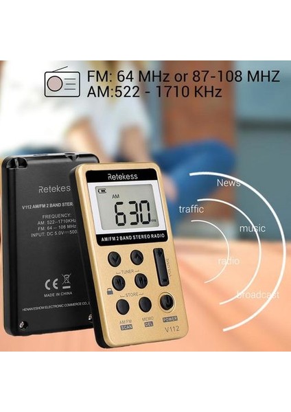 Mini Radyolar Pocket Am Fm 2 Bant Müzik Radyo Alıcısı Açık Sporlar Için Hoparlör Kulaklık Dahili | Radyo Cebi | Am Radyo Alıcısı Radyo Alıcısı (Yurt Dışından) modelleri