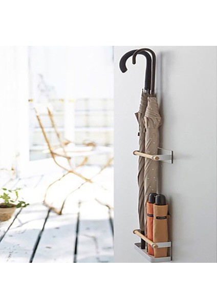 Nordic Stil Şemsiye Standı Tutucu Duvara Monte Raf Depolama Tutucu Uzay Tasarruf Organizatör Uzun Kısa Şemsiye Ev Koridor | Depolama Sahipleri ve Amp;raflar (Yurt Dışından) fiyatları