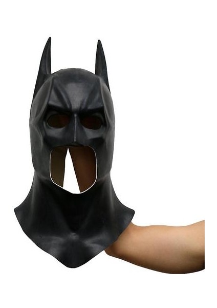 Batman Maskesi Nedeni Kara Şövalye Yükseliyor Maske Cadılar Bayramı Lateks Başlık Sahne (Yurt Dışından)