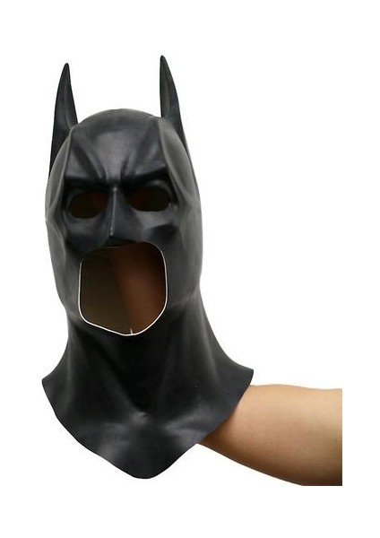 Batman Maskesi Nedeni Kara Şövalye Yükseliyor Maske Cadılar Bayramı Lateks Başlık Sahne (Yurt Dışından)