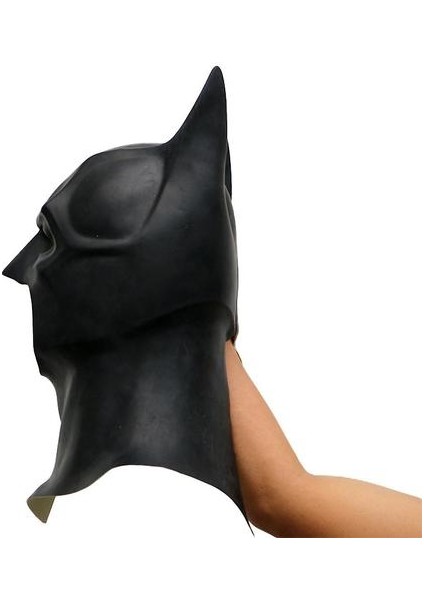 Batman Maskesi Nedeni Kara Şövalye Yükseliyor Maske Cadılar Bayramı Lateks Başlık Sahne (Yurt Dışından)