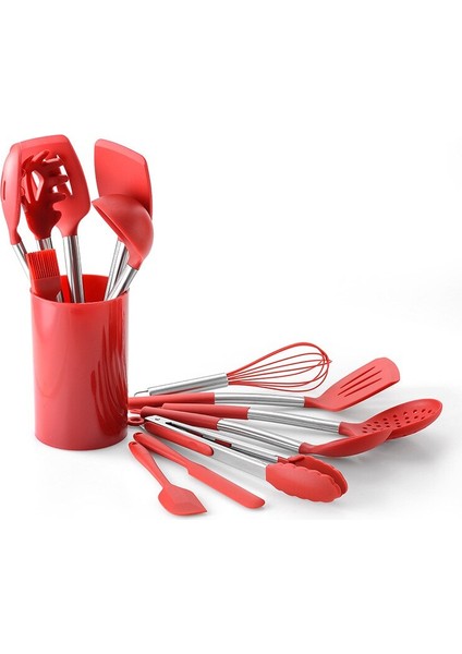 14 Adet Paslanmaz Çelik + Silikon Turner Çorba Kaşık Süzgeç Makarna Sunucu Kazıyıcı Yumurta Çırpıcı Pişirme Eşyaları Set Mutfak Gadget'ları | Pişirme Aracı Setleri (Yurt Dışından) modelleri
