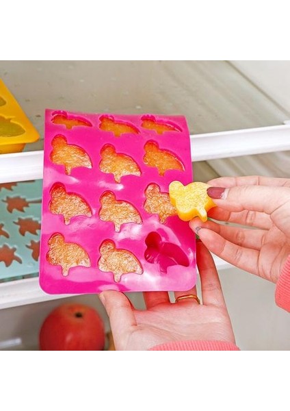 4 Pcs Gıda Sınıfı Silikon Ice Cube Tepsi Kalıpları, Kaktüs/ananas/hindistan Cevizi/flamingo Şekilleri, Toksik Olmayan ve Çevre Dostu, Yumuşak ve Serbest Bırakılması Kolay (Yurt Dışından)