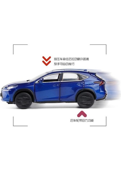 1:32 Lexus NX200T Alaşım Geri Çekin Araba Modeli Diecast Metal Oyuncak Araçları ile Ses Işık 6 Çocuklar Için Açık Kapılar Hediye | Diecasts & Amp;oyuncak Araçlar (Yurt Dışından)