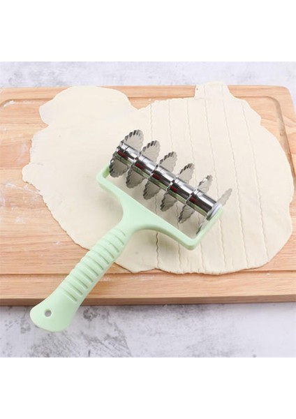 Rulo Hamur Dilimleyici Paslanmaz Çelik Çerez Bisküvi Kazıyıcı Pizza Tekerlek Kesici Fondan Kek Kalıp Pişirme Pasta Araçları | Pasta Kesiciler (Yeşil) (Yurt Dışından) fırsatları