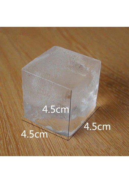 6 Büyük Izgaralar Cubesillicone Ice Cube Kare Kalıp Kare Ev Yapımı Kalıp Tepsi Siyah Malzemeleri (Yurt Dışından)