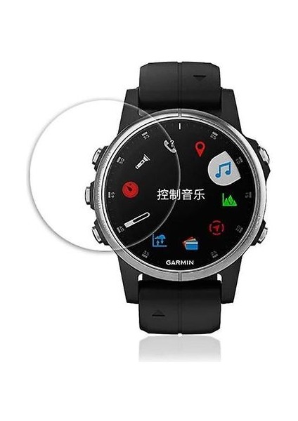 Garmin Fenix 6x Pro Için Temperli Cam Ekran Koruyucu (Yurt Dışından)