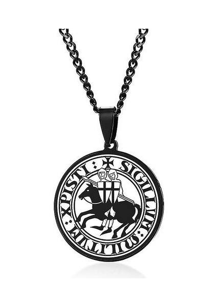 Baphomet'in Mührü Erkekler Için Ters Pentagram Kolye Kolye Şeytani (Yurt Dışından)