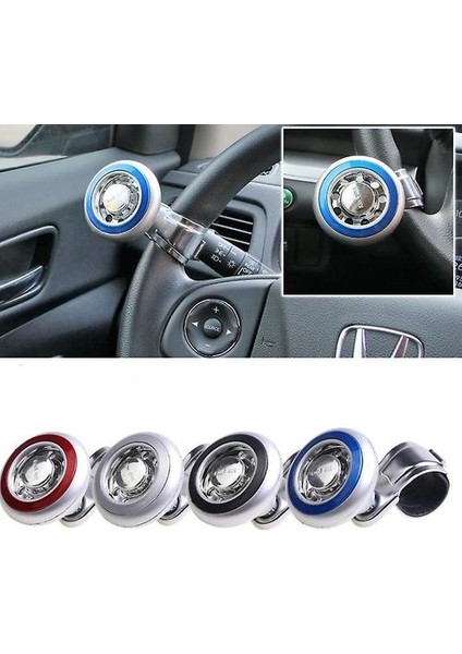 Araba Direksiyon Simidi Booster Direksiyon Simidi Yardımcı Top Spinner (Siyah) (Yurt Dışından)