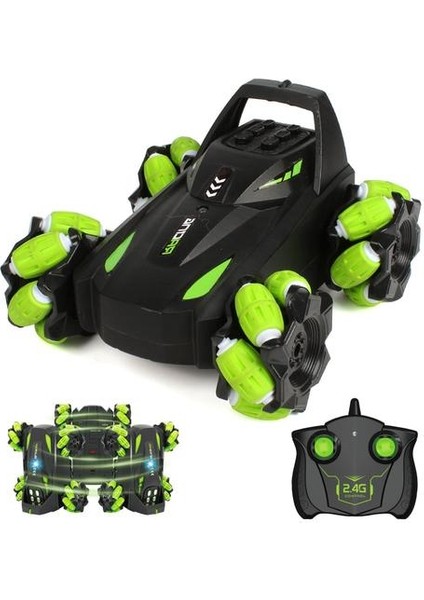 Yeni 1:20 4WD Rc Dublör Araba Uzaktan Kumanda Arabalar Oyuncak Deforme Olabilir Elektrikli Rc Araba ile LED Işık Radyo Araçları Çocuk Için Çocuk Noel | Rc Arabalar (Yurt Dışından)