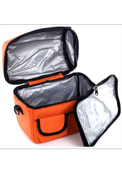 Kullanımlık Öğle Yemeği Çantası Yetişkin Büyük Kutusu Kadınlar ve Erkekler Için Ayarlanabilir Omuz Askısı Soğutucu Tote Ofis Işleri (Turuncu) (Yurt Dışından) modelleri