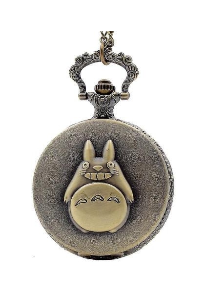 Komşum Totoro Dial Kuvars Cep Saati Kolye Koleksiyonu Hediye (Yurt Dışından)