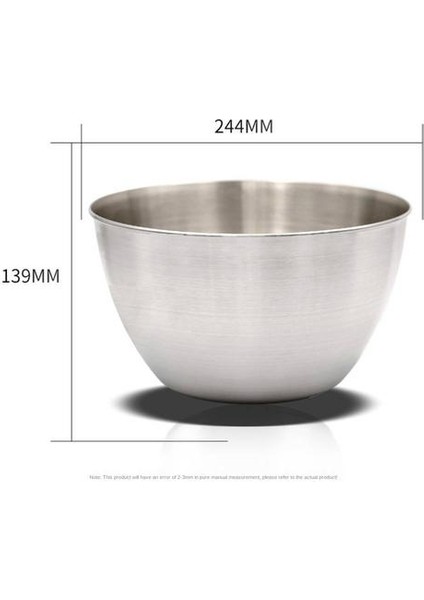 304 Paslanmaz Çelik Kalınlaştırılmış Karıştırma Kepçesi, Krem Makinesi ve Un Buck Yumurtası Karıştırma Kasesi Mutfak Aksesuarları (Yurt Dışından) modelleri