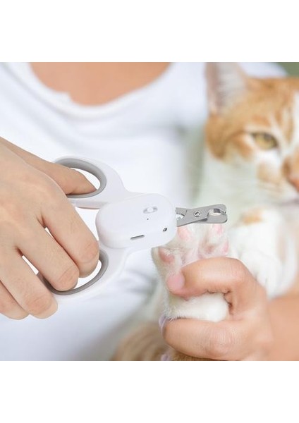 Pet Tırnak Makası Makas USB Şarj Köpek Bakım Makas Profesyonel Tımar Aracı Küçük Köpek Kedi Için LED Işık Tırnak Düzeltici | Köpek Tırnak Makası (Yurt Dışından)