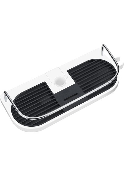 Pratik Banyo Kutup Duş Depolama Raf Tutucu Büyük Kutup Raf Duş Depolama Caddy Raf Organizatör Tepsi Tutucu 1 Adet | Mutfak Dolabı Depolama (Yurt Dışından)