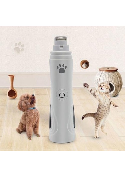 LED Petural Köpek Tırnak Öğütücü ve Clippers 3 Hız Şarj Edilebilir Elektrikli Pet Tırnak Giyotin Ağrısız Paws Bakım Kırpma Aracı | Köpek Tırnak Makası (Yurt Dışından)