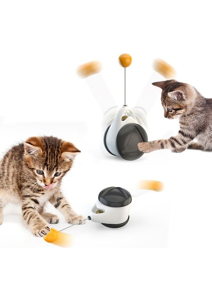 Interaktif Kedi Oyuncaklar Catnip Rulo Topu ile Teaser Sopa Tumbler Iq Geliştirmek Eğitim Oyuncaklar Kitten Oyna Eğlence Pet Malzemeleri | Kedi Oyuncakları (Yurt Dışından)