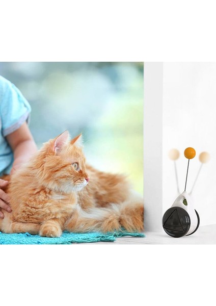Interaktif Kedi Oyuncaklar Catnip Rulo Topu ile Teaser Sopa Tumbler Iq Geliştirmek Eğitim Oyuncaklar Kitten Oyna Eğlence Pet Malzemeleri | Kedi Oyuncakları (Yurt Dışından)