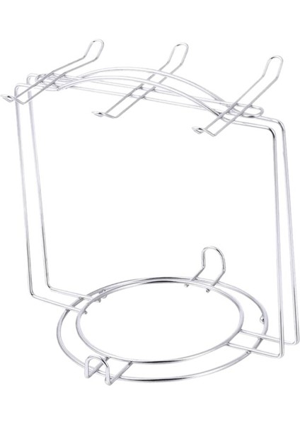 Paslanmaz Çelik Kahve Fincanı Tutucu Ev Mutfak 6 Kupa Asmak Tırnak Ücretsiz Su Kupası Tutucu | Kupası ve Amp;bardak Tutucular (Yurt Dışından)