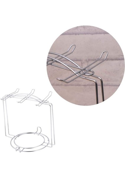 Paslanmaz Çelik Kahve Fincanı Tutucu Ev Mutfak 6 Kupa Asmak Tırnak Ücretsiz Su Kupası Tutucu | Kupası ve Amp;bardak Tutucular (Yurt Dışından) fırsatları