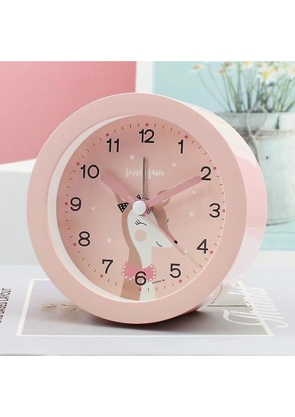 Çocuk Saati, Eğitici Çocuk Çalar Saati Gündüz/gece Çocuklar Için Çalar Saatler Kız Çocukları Için Çalar Saat Sessiz Başucu Geyik Bebek Çalar Saati (Yurt Dışından)