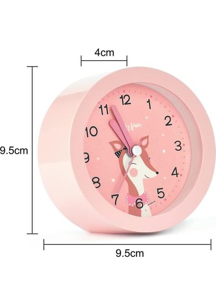 Çocuk Saati, Eğitici Çocuk Çalar Saati Gündüz/gece Çocuklar Için Çalar Saatler Kız Çocukları Için Çalar Saat Sessiz Başucu Geyik Bebek Çalar Saati (Yurt Dışından)