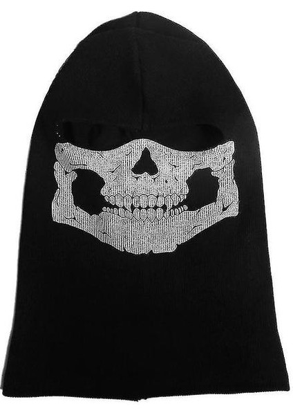 Kafatası Balaclava Hayaletler Kafatası Tam Yüz Maskesi Cosplay Parti Cadılar Bayramı Açık Motosiklet Bisiklet Bisiklet (Yurt Dışından) modelleri