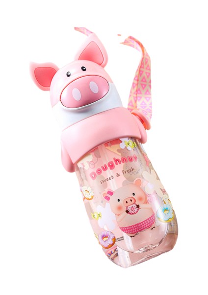 490ML Çocuk Saman Kupası, Öğrenciler Için Saman ile Yaz Için Uygun Açık Mekan Taşınabilir Sızıntılı Sızıntı Korumalı Saman Kupası (Yurt Dışından)