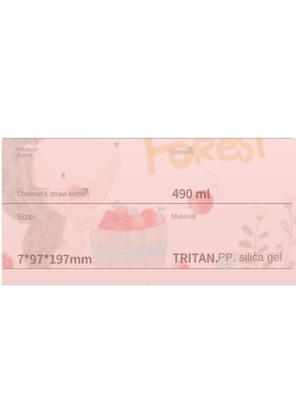 490ML Çocuk Saman Kupası, Öğrenciler Için Saman ile Yaz Için Uygun Açık Mekan Taşınabilir Sızıntılı Sızıntı Korumalı Saman Kupası (Yurt Dışından) fiyatları