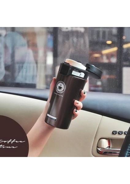 380ML Seyahat Kahve Tumbler Paslanmaz Çelik Süt Çay Kupa Yalıtımlı Seyahat Termos Su Şişesi Tumbler 1 Adet Vakum Thermocup | Vakum Şişeleri ve Amp;termoslar (Yurt Dışından)