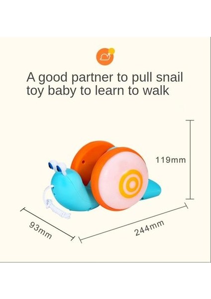 Çocuk Halat Çekme Salyangoz Oyuncak Yaratıcı Işık Müzik Çekme Salyangoz Bebek Toddler Oyuncaklar | Elektronik Evcil Hayvanlar (Yurt Dışından) fırsatları