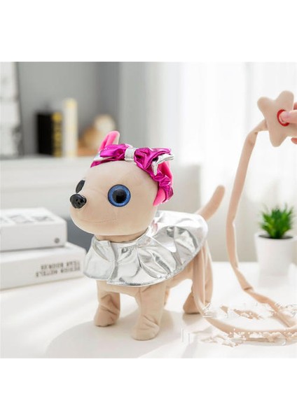 Elektronik Pet Chi Chi Robot Köpek Peluş Doldurulmuş Hayvanlar Yürüyüş Şarkı Interaktif Köpek Oyuncak Çanta ile Çocuk Çocuklar Doğum Günü | Elektronik Evcil Hayvanlar (Yurt Dışından)