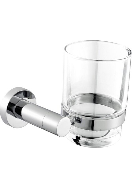 Banyo Paslanmaz Çelik Tek Fincan Tutucular Kolye Modern Cam Tumbler Lavabo Krom Kaplama Diş Fırçası Kupası Raf Raf | Kupası ve Amp;bardak Tutucular (Yurt Dışından)