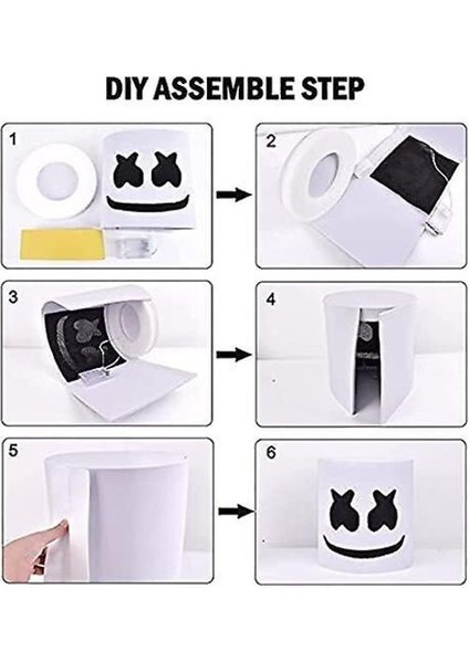 Dj Marshmallow Maskesi Başlık LED (Yurt Dışından) fırsatları