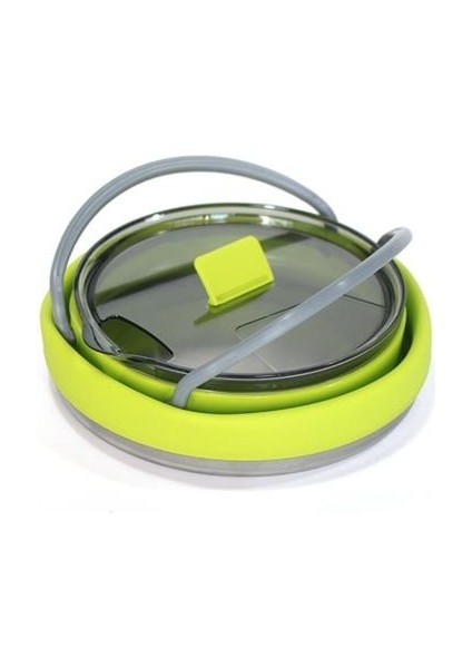 Açık Katlanır Silikon Su Isıtıcısı Taşınabilir Mini Kaynama Su Tenceresi Kolu Su Isıtıcısı Kamp Seyahat Için Sofra Takımı Aksesuarlar | Kamp Tencere (Yurt Dışından)