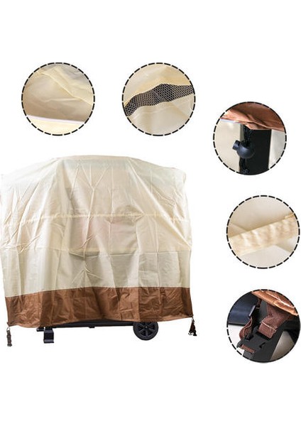 (150X61X122 Cm) Barbekü Izgara Kapağı, Weber, Brinkmann, Char Broil Vb.su Geçirmez (Yurt Dışından) fırsatları