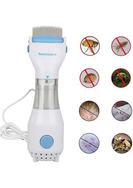 Elektrikli Lice Catcher Pet Saç Temizleyici Çok Fonksiyonlu Fiziksel Lice Yumurta Tarak Pet (Ingıltere Fişi) (Yurt Dışından) modelleri