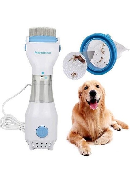 Elektrikli Lice Catcher Pet Saç Temizleyici Çok Fonksiyonlu Fiziksel Lice Yumurta Tarak Pet (Ingıltere Fişi) (Yurt Dışından) fırsatları